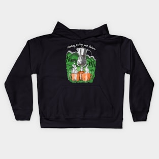 Healing, Coffee, and Nature Kids Hoodie